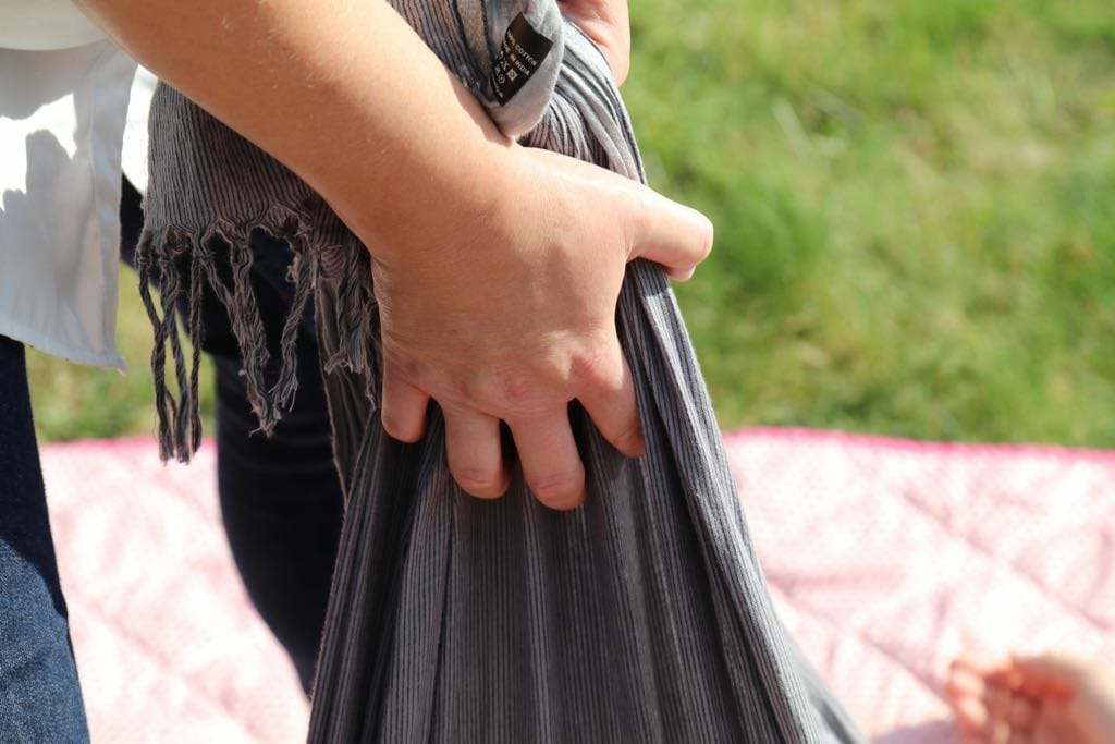Rebozo øvelse 3 "ryste bækken" Rebozo øvelse #3b
